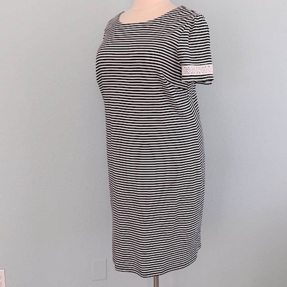 Talbots Stripe T-Shirt Dress NWOT - Picture 4 of 10